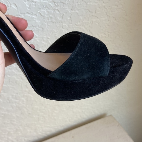 Steve Madden black kisha leather suede sequins heels - Picture 13 of 13